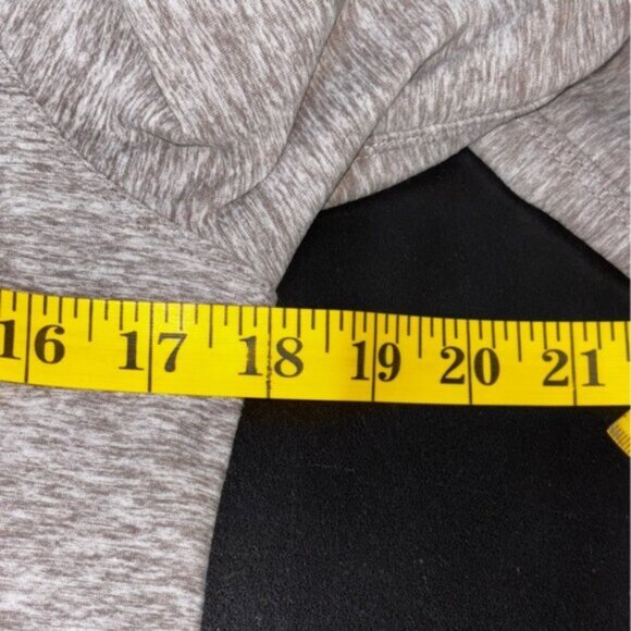 Yoga Lucious Women's Large Zip-Up Top Jacket Sweater Athleisure Tan Yoga Gym - Picture 3 of 9